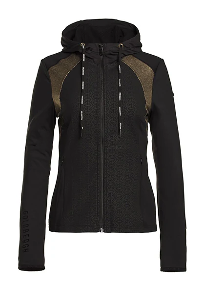 GOLDBERGH SESHAT CARDIGAN BLACK/GOLD