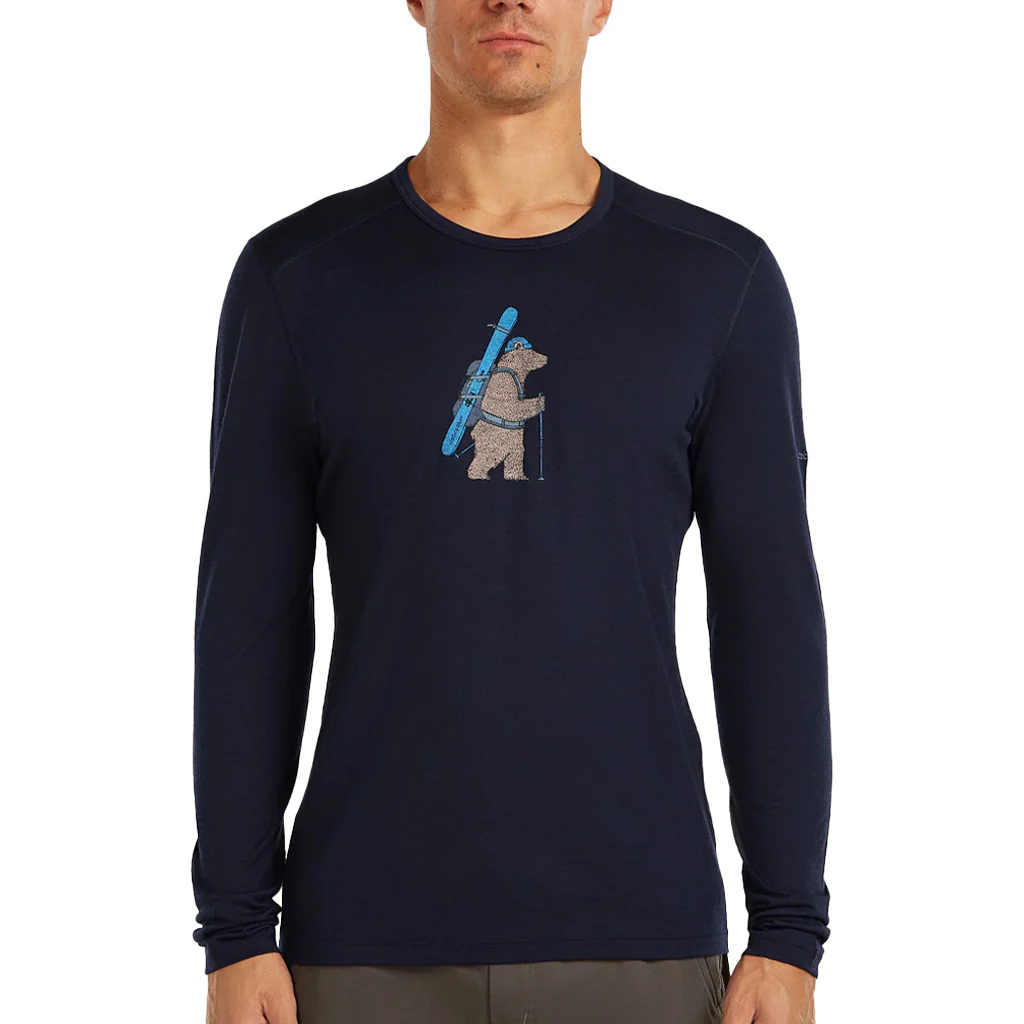 ICEBREAKER MS OASIS LS CREW-BEAR