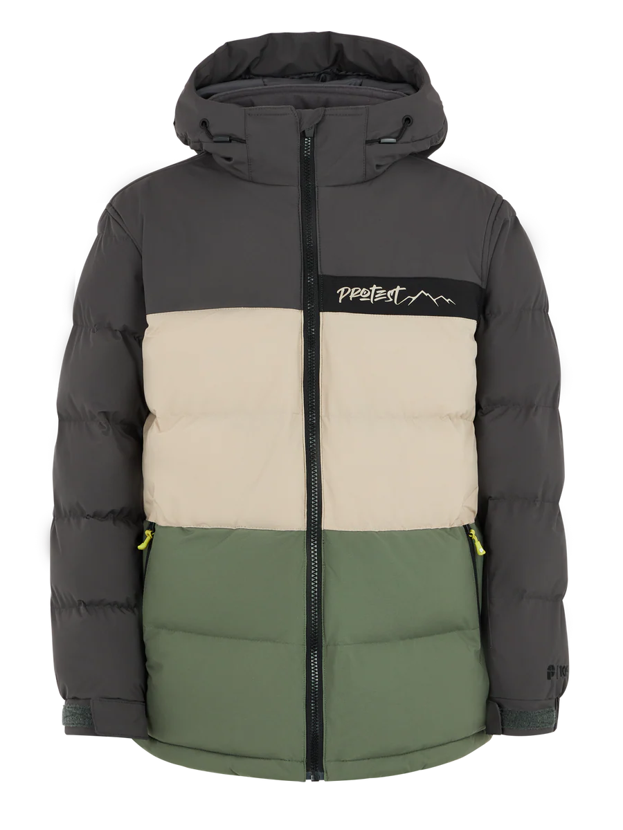 PROTEST JNR CROW JACKET - THYME
