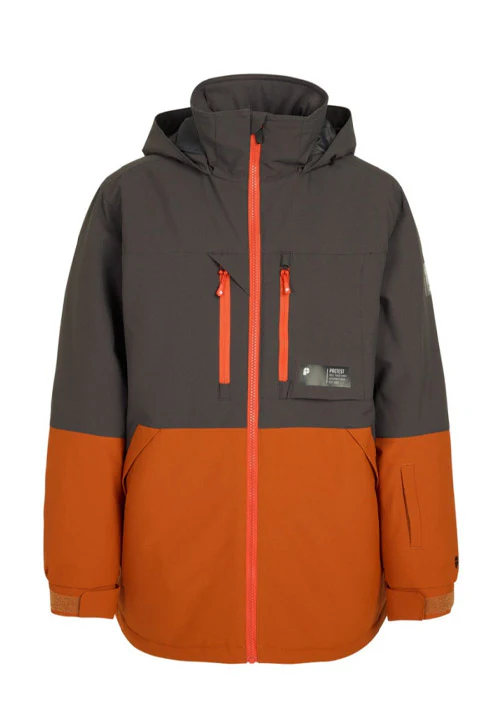PROTEST JNR LARS JACKET - DEEP GREY